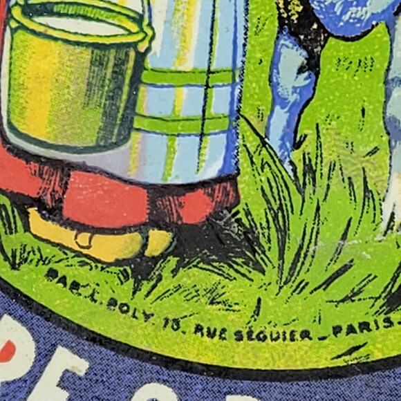 Mikasa Fromage WC301 Coasters Set of 5 French Cheese Label Ceramic Cork Back - Picture 5 of 16